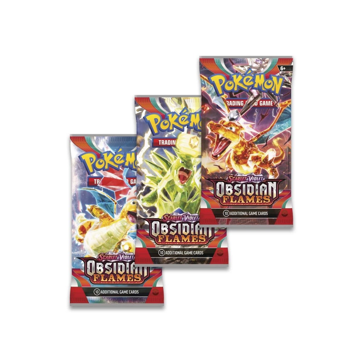 Pokémon TCG: Scarlet & Violet-Obsidian Flames 3 Booster Packs & Greavard Promo Card