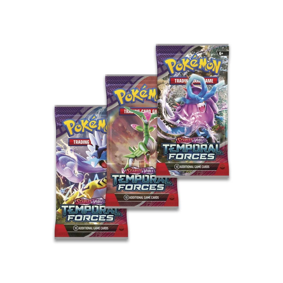 Pokémon TCG: Scarlet & Violet-Temporal Forces 3 Booster Packs & Cleffa Promo Card