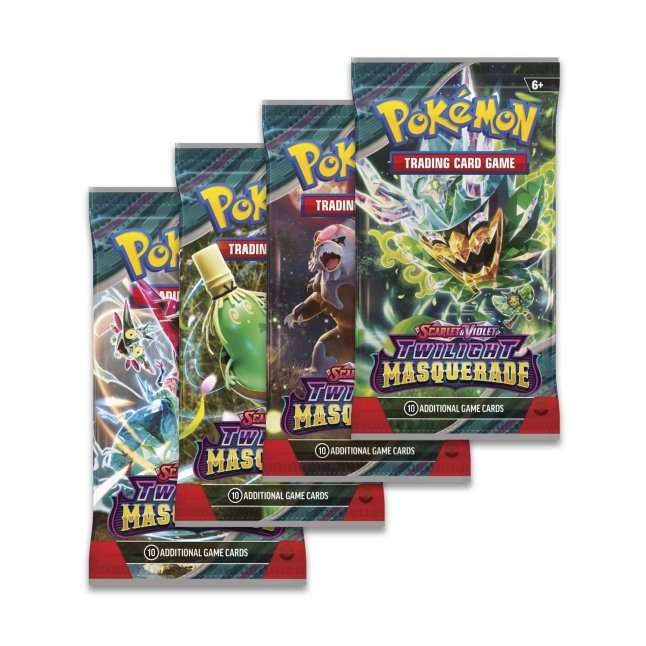 Pokemon TCG: Scarlet & Violet-Twilight Masquerade Booster Pack (10 Cards)