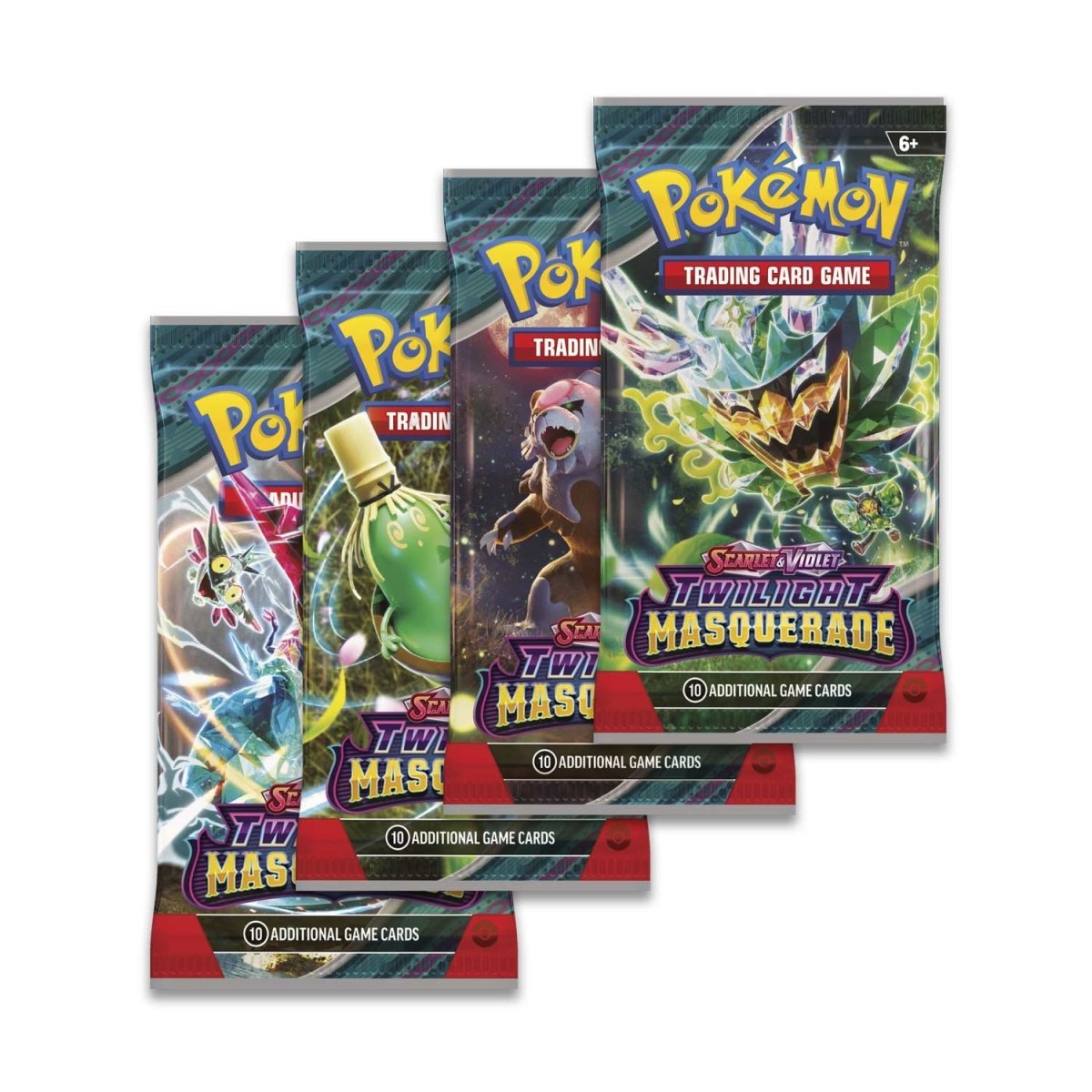 Pokemon TCG: Scarlet & Violet-Twilight Masquerade Booster Pack (10 Cards)