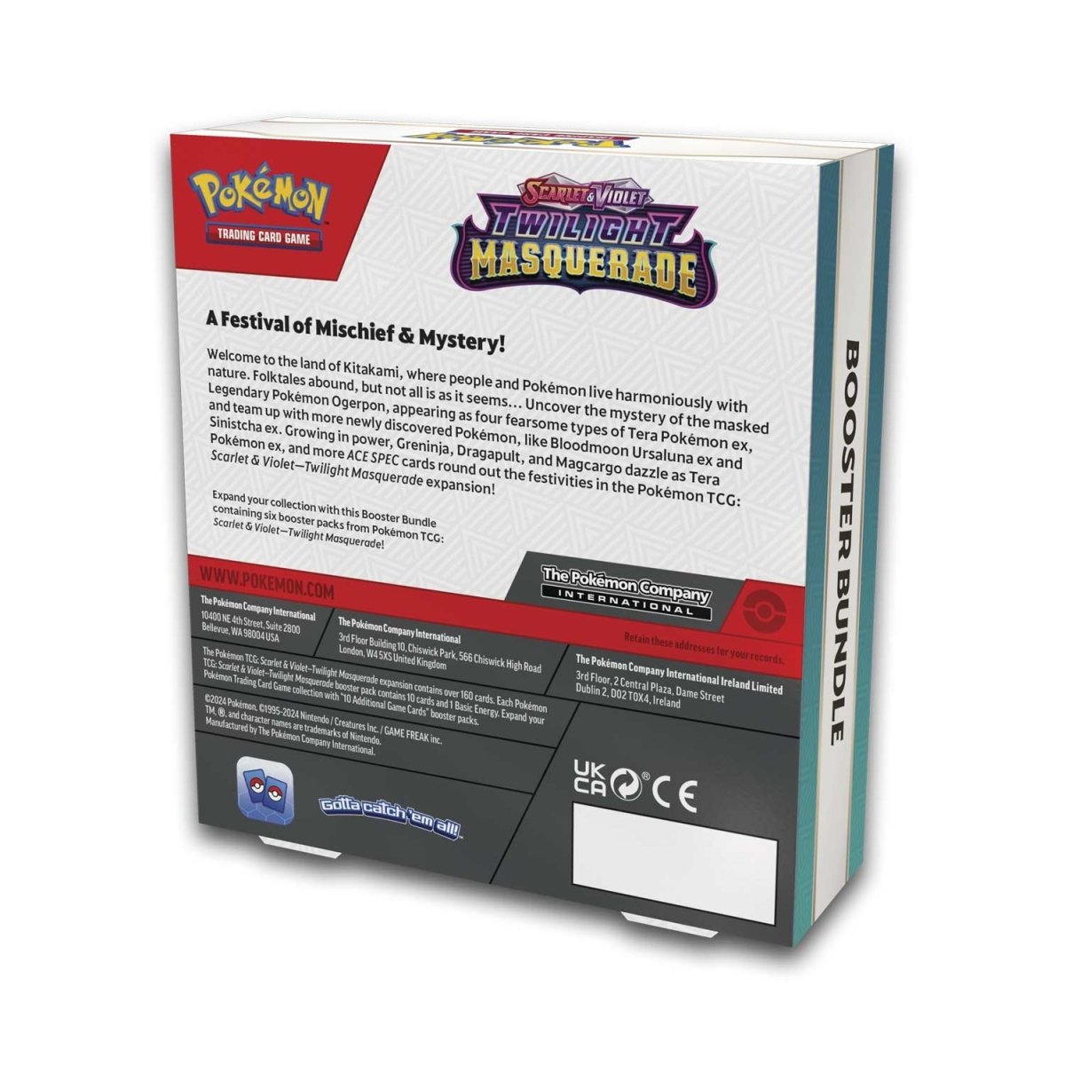 Pokemon TCG: Scarlet & Violet-Twilight Masquerade Booster Bundle (6 Packs)