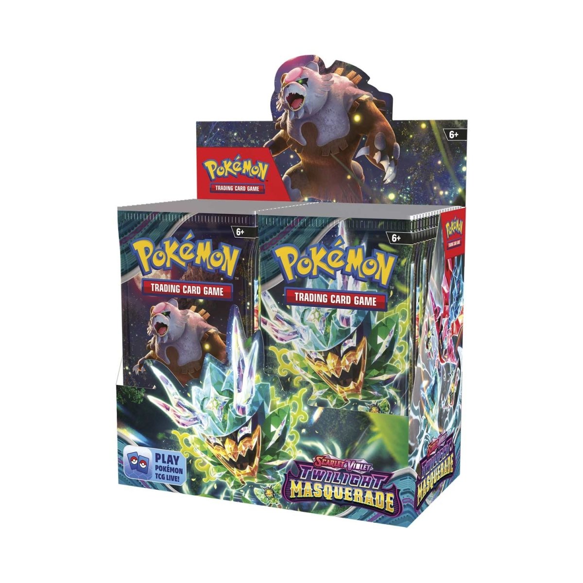 Pokemon TCG: Scarlet & Violet-Twilight Masquerade Booster Display Box (36 Packs)